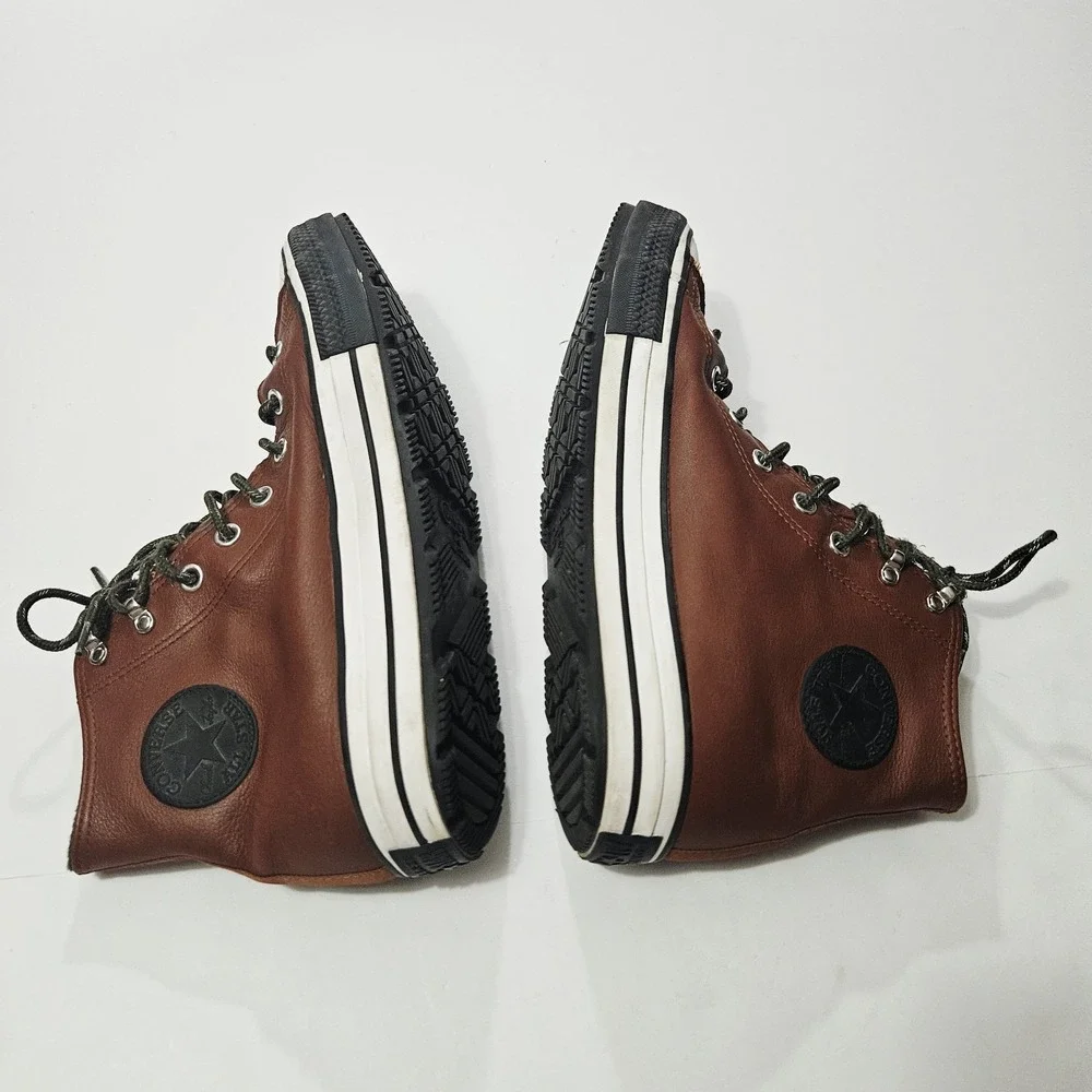 Converse Chuck Taylor All Star Counter Climate Waterproof Leather Brown Size 10